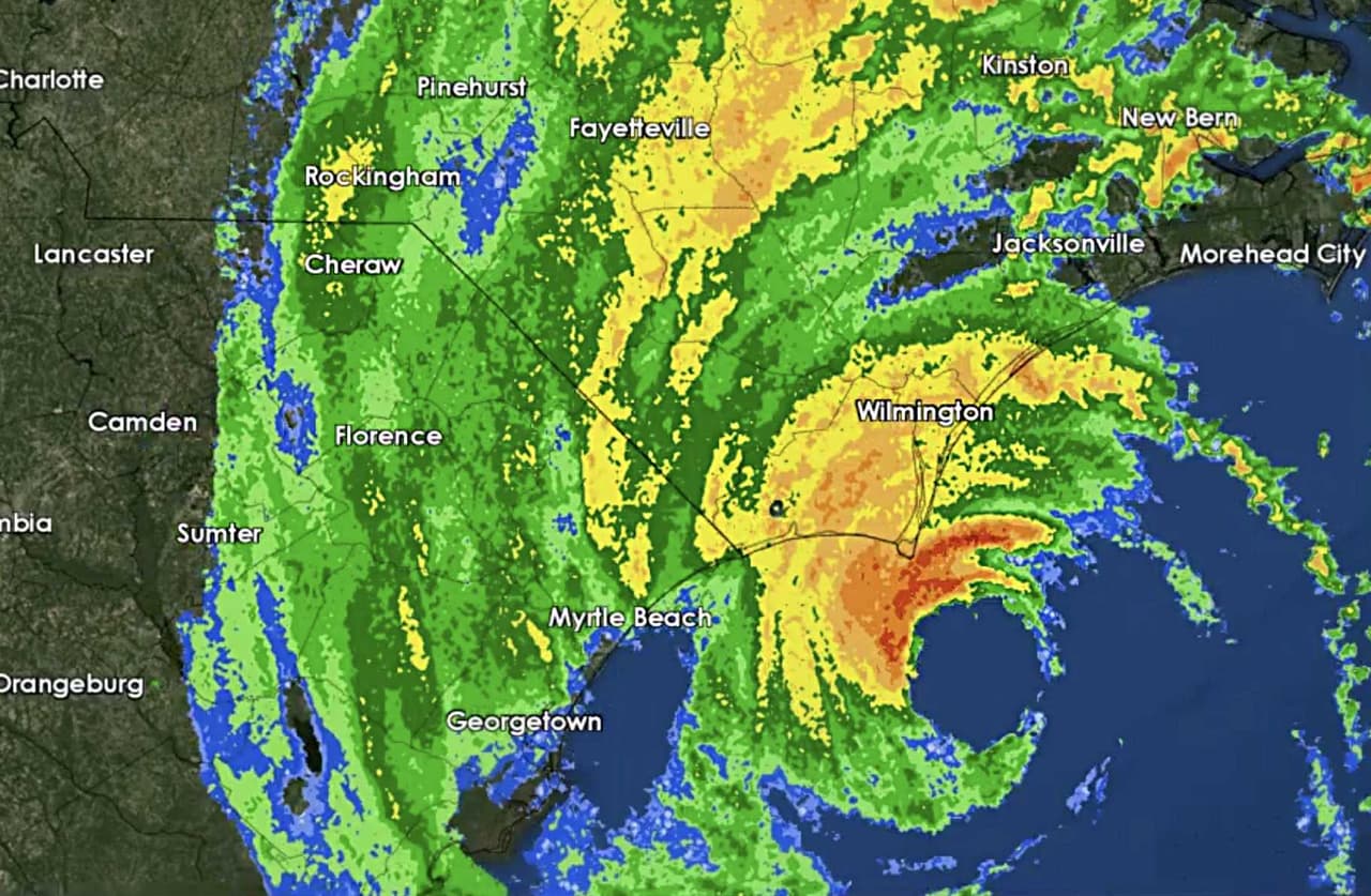 Alerta para 42 condados de Carolina del Norte ante llegada de Dorian
