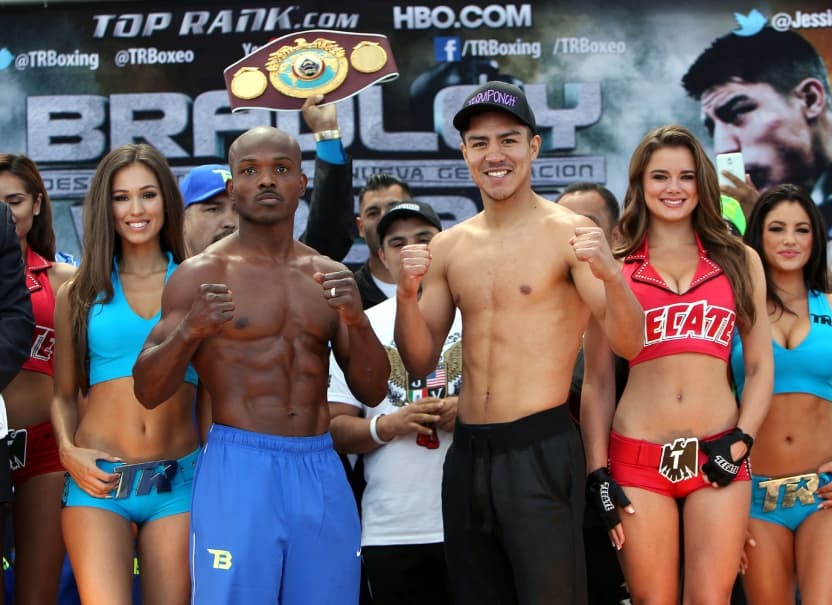 Timothy Bradley y Jessie Vargas en peso