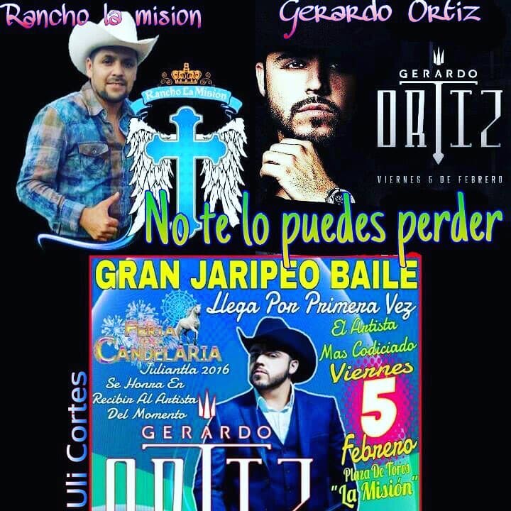 Hugo logró presentarse con grandes cantantes como Gerardo Ortiz.