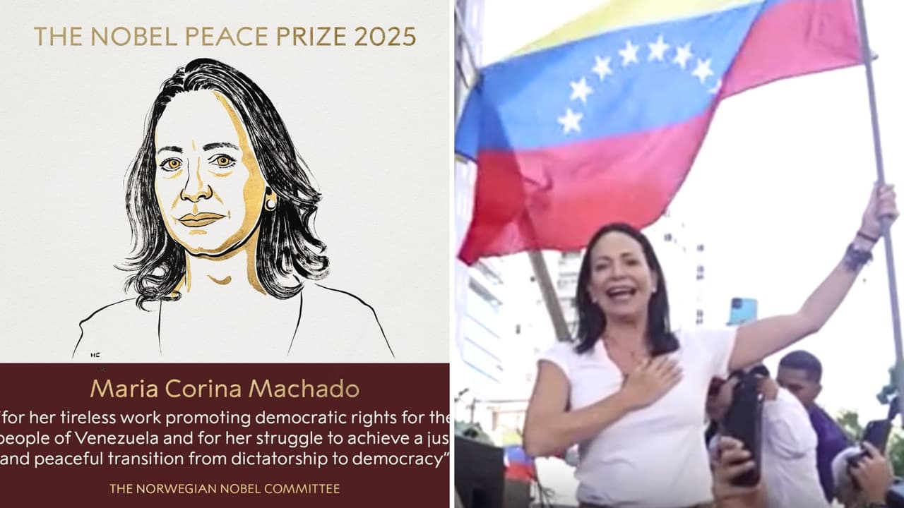Reaccionan en Florida luego de que María Corina Machado ganara el Premio Nobel