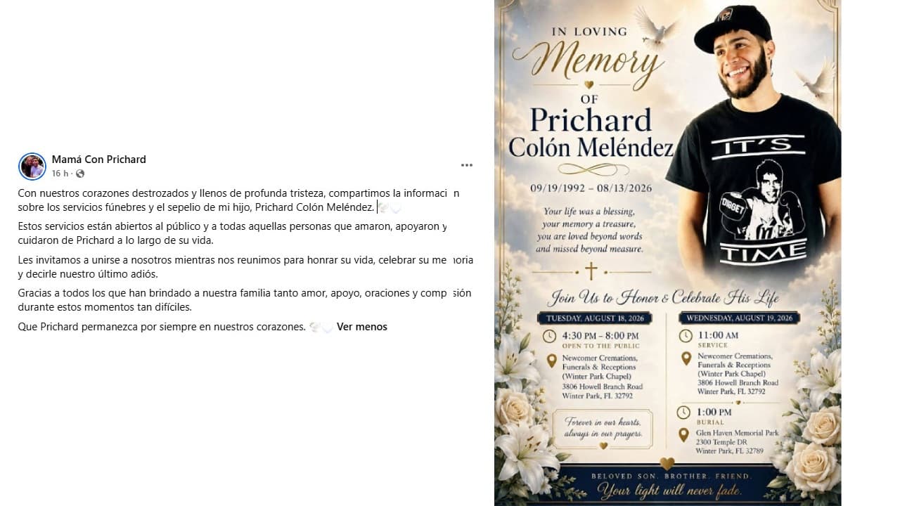 Exequias de Prichard Colón.