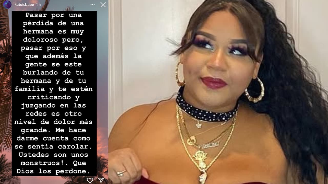 A través de este mensaje, la hermana de 'Killadamente' acusó supuestas burlas y críticas hacia ella y su familia tras la muerte y funeral de la 'influencer'.