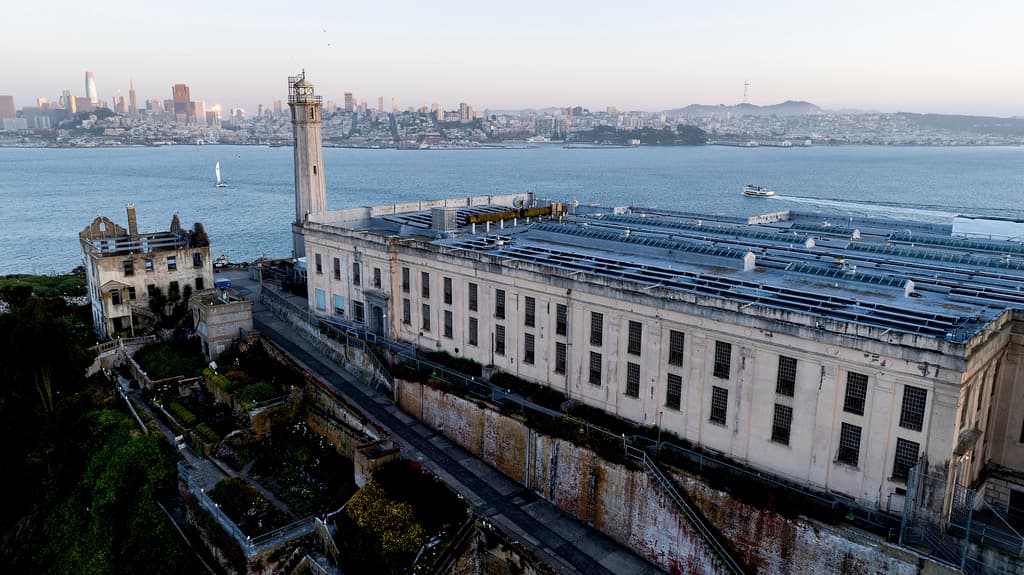 Así lucía Alcatraz este 4 de mayo de 2025.