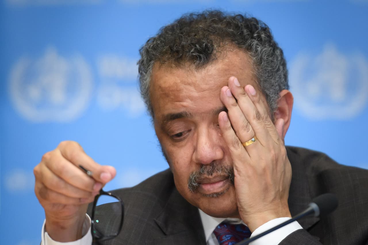 El director general de la OMS, Tedros Adhanom Ghebreyesus.