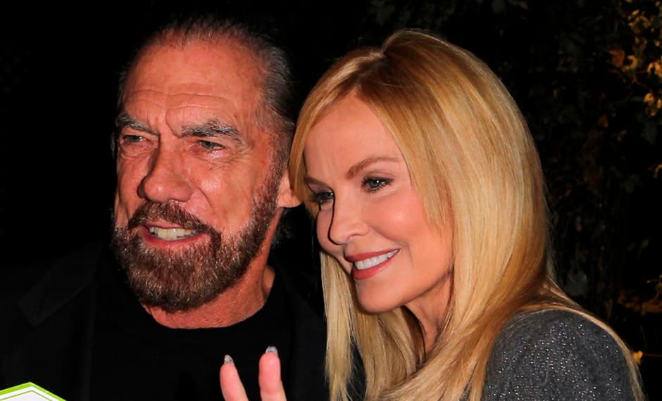 El estilista Paul Mitchell con Eloise Broady en 2013.