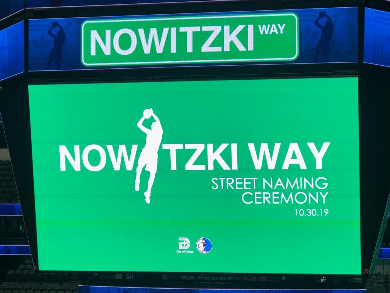 Dirk fue homenajeado hoy con su propia calle.