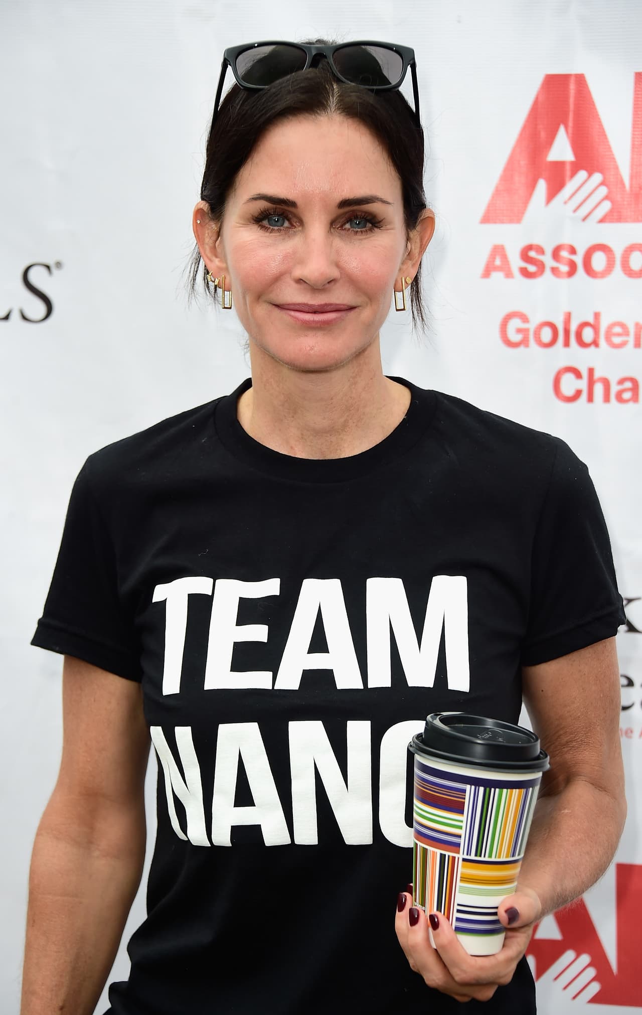 Así la vimos hace unas cuantas semanas, solita sin Johnny.