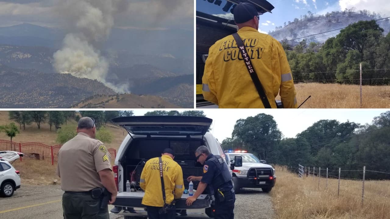 Incendio forestal es contenido al 50% en el condado de Fresno; se reportan dos bomberos heridos