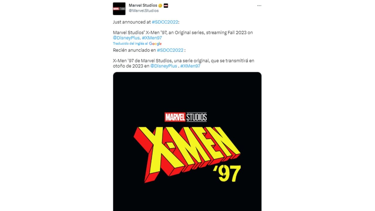 Marvel Studios anuncia 'X-Men 97'