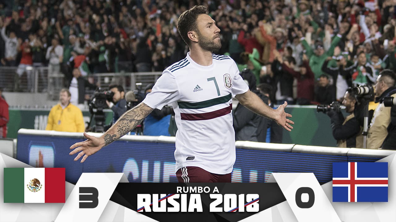 ¡Y con el 7 en la espalda! Con doblete de Layún, el Tri goleó a Islandia