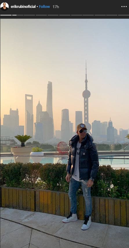 Pero no es la única de la familia que comparte fotografías.
<b><a href="https://www.univision.com/radio/raul-brindis/erick-rubin-defiende-a-andrea-legarreta-luego-de-que-alfredo-adame-la-tachara-de-infiel-video">Erik Rubín</a></b> también ha mostrado momentos del viaje en su cuenta de Instagram.
<br>