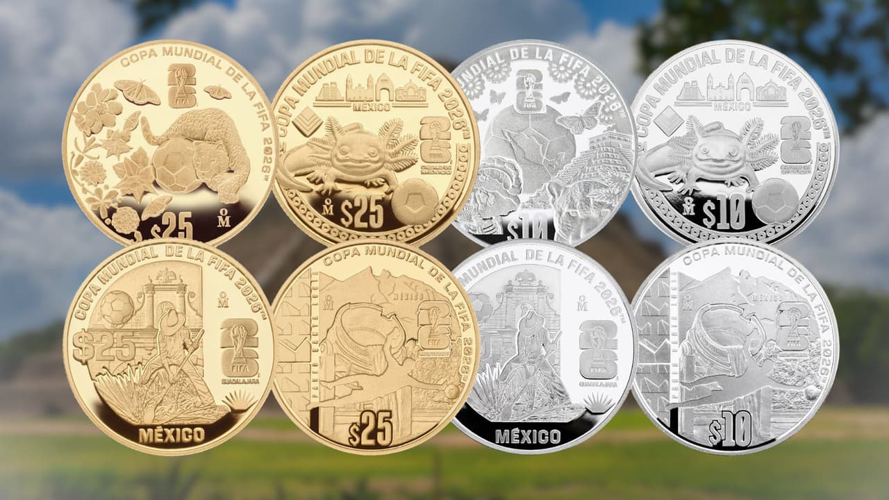 Banxico lanza 12 monedas del Mundial 2026: así puedes conseguirlas en EE. UU.