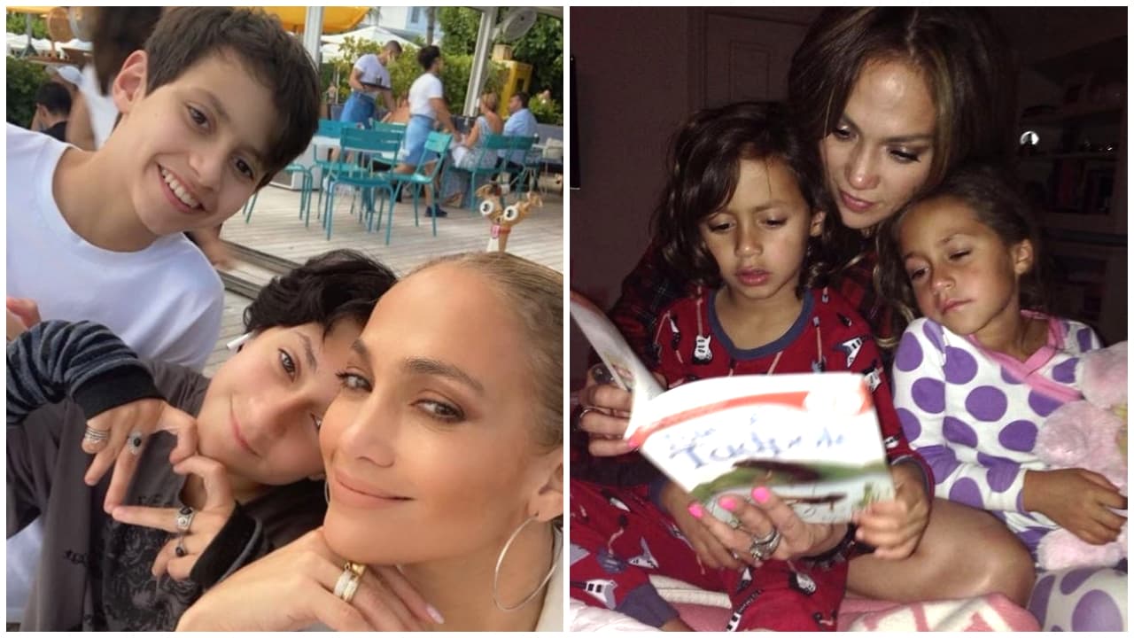 "Estoy tan agradecida por ustedes dos": JLo festejó el cumpleaños 14 de sus mellizos en "un día raro"