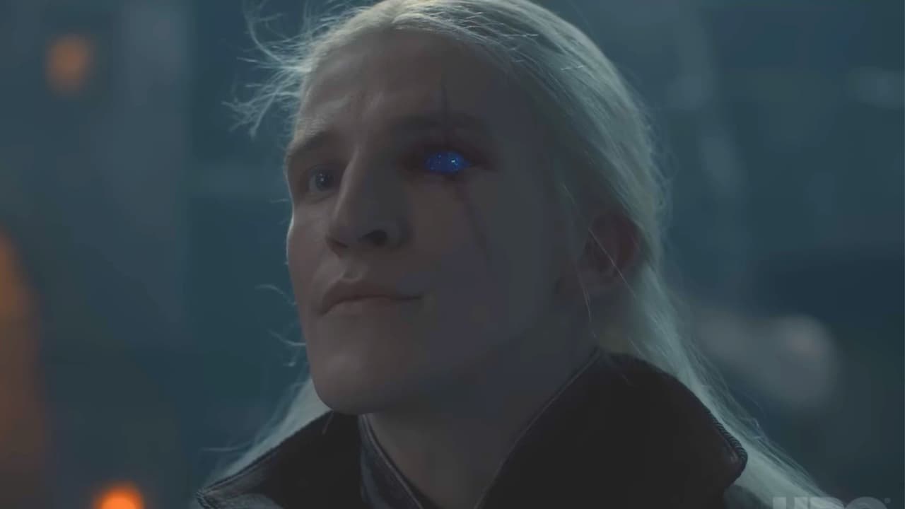 Aemond Targaryen (Ewan Mitchell) en ‘House of the Dragon’.