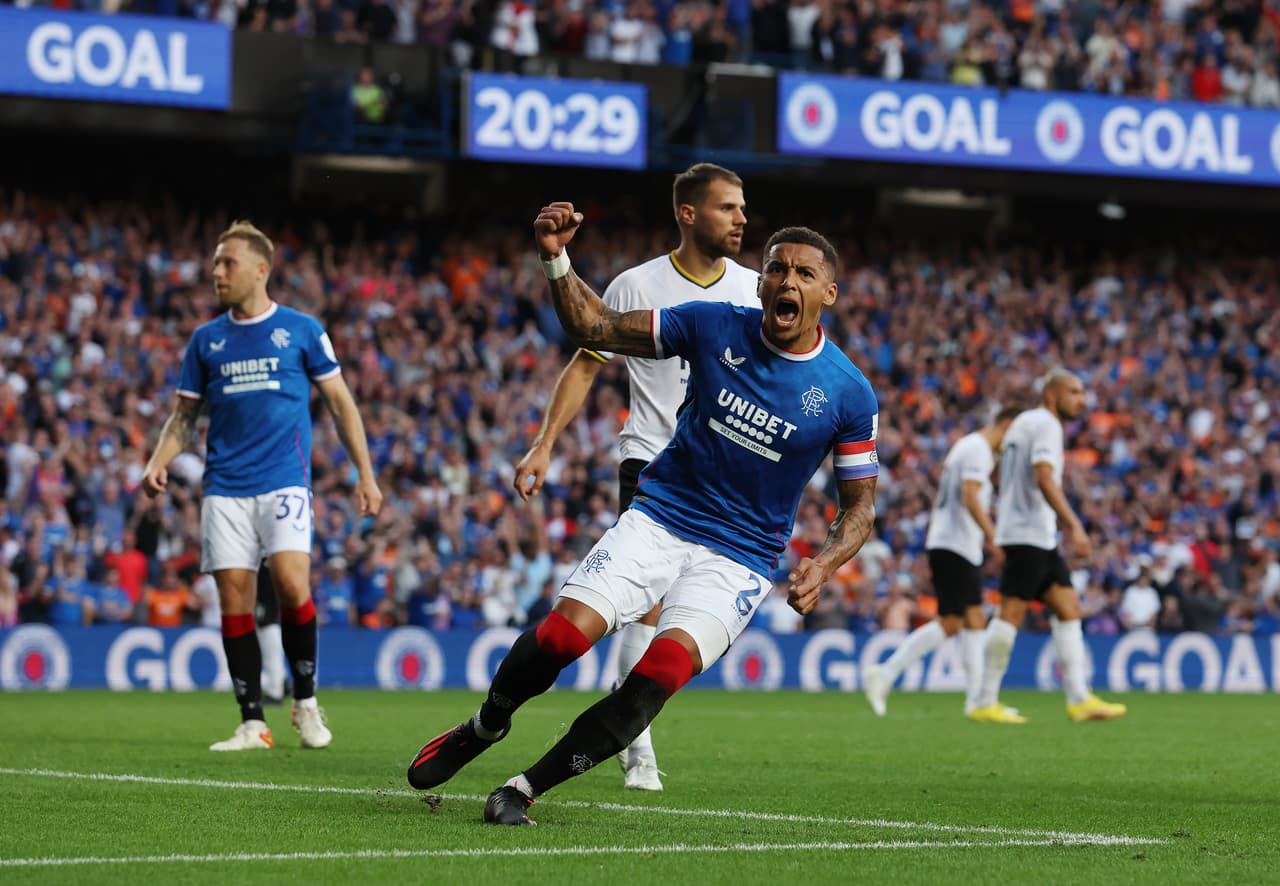 Y Rangers le pegó 3-0 al Union St. Gilloise.