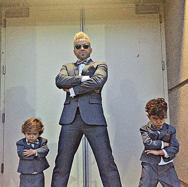 Nacho, intregrante de Chino y Nacho, también es un súper papá.