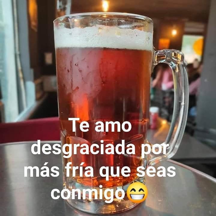 Fría, pero deliciosa.