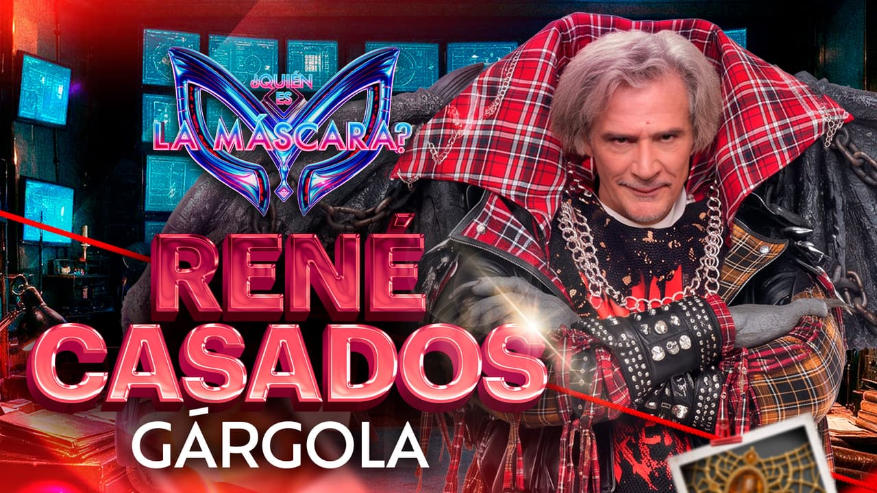 René Casados se esconde detrás de ‘Gárgola’ en ¿Quién es la Máscara? 2026