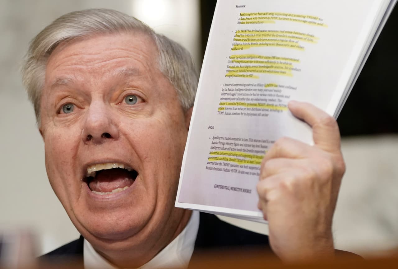 El senador republicano Lindsey Graham.