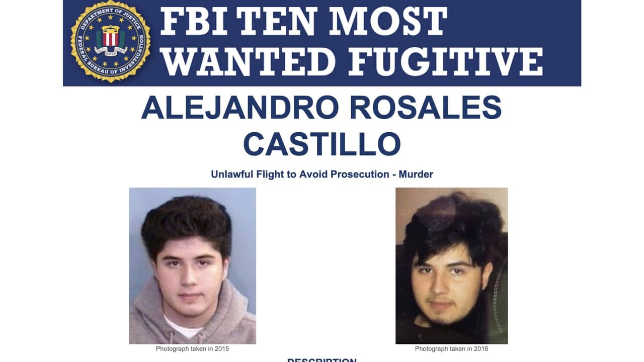 El FBI aumentó la recompensa para quien proporcione información que lleve a la captura de Alejandro Rosales Castillo
