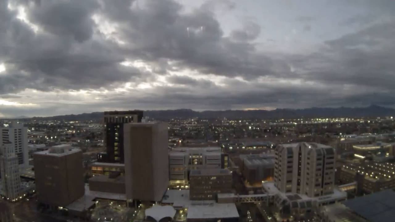 Arizona: jueves nublado con probabilidades de lluvia y temperaturas en los 70ºF