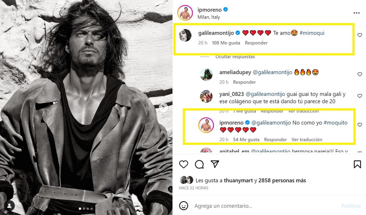 La conductora reaccionó a la nueva publicación del español