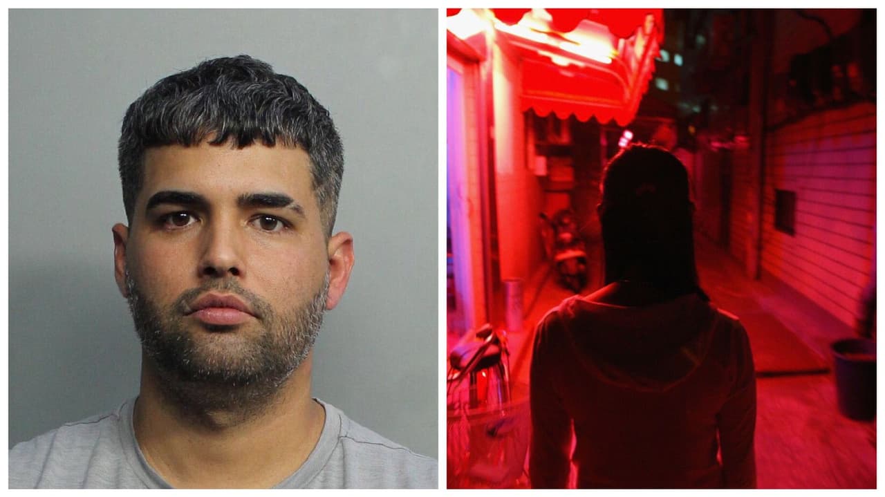 Acusan a un hombre de tráfico humano en Hialeah: obligaba a su novia a prostituirse