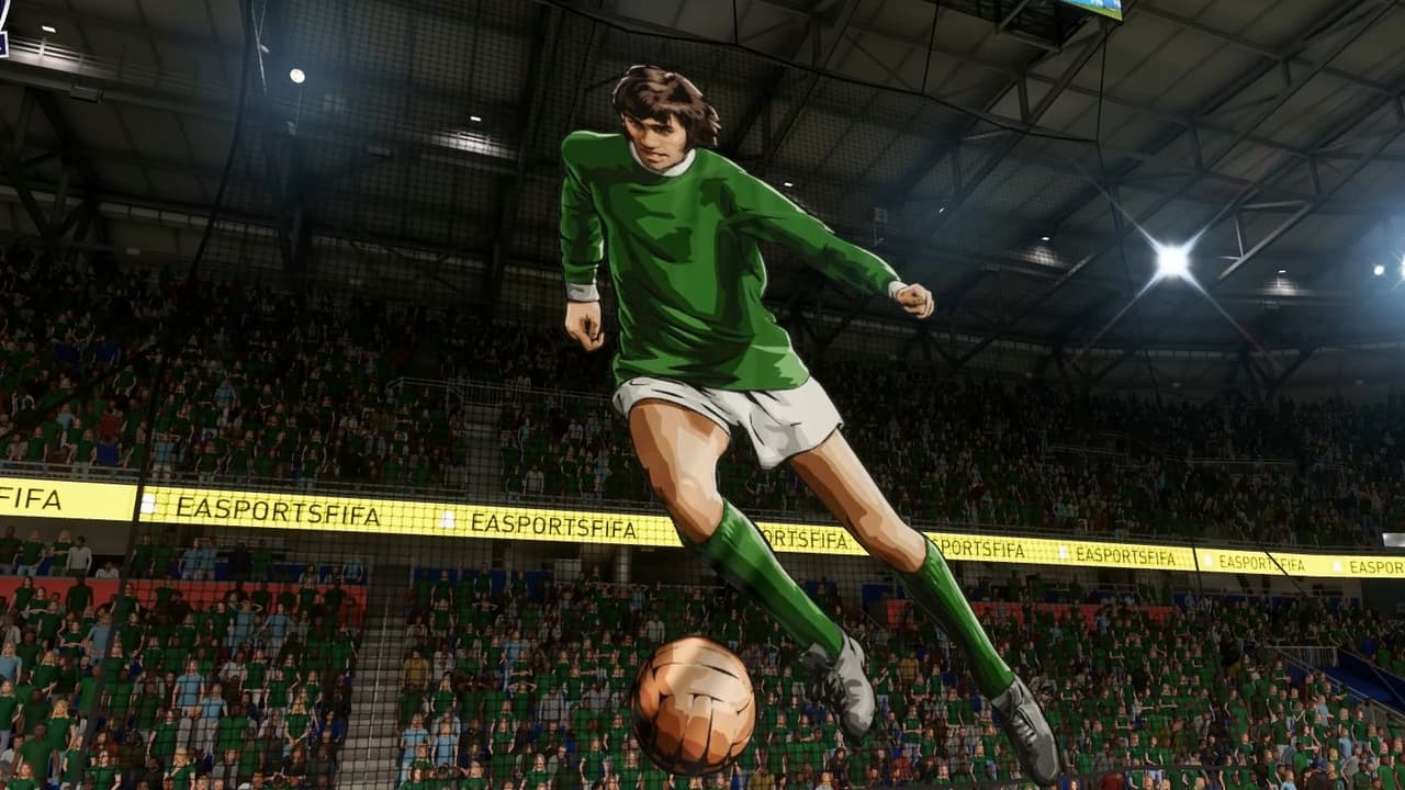 El jugador más grande que ha visto nacer Irlanda: George Best con la camiseta de la Selección Nacional.