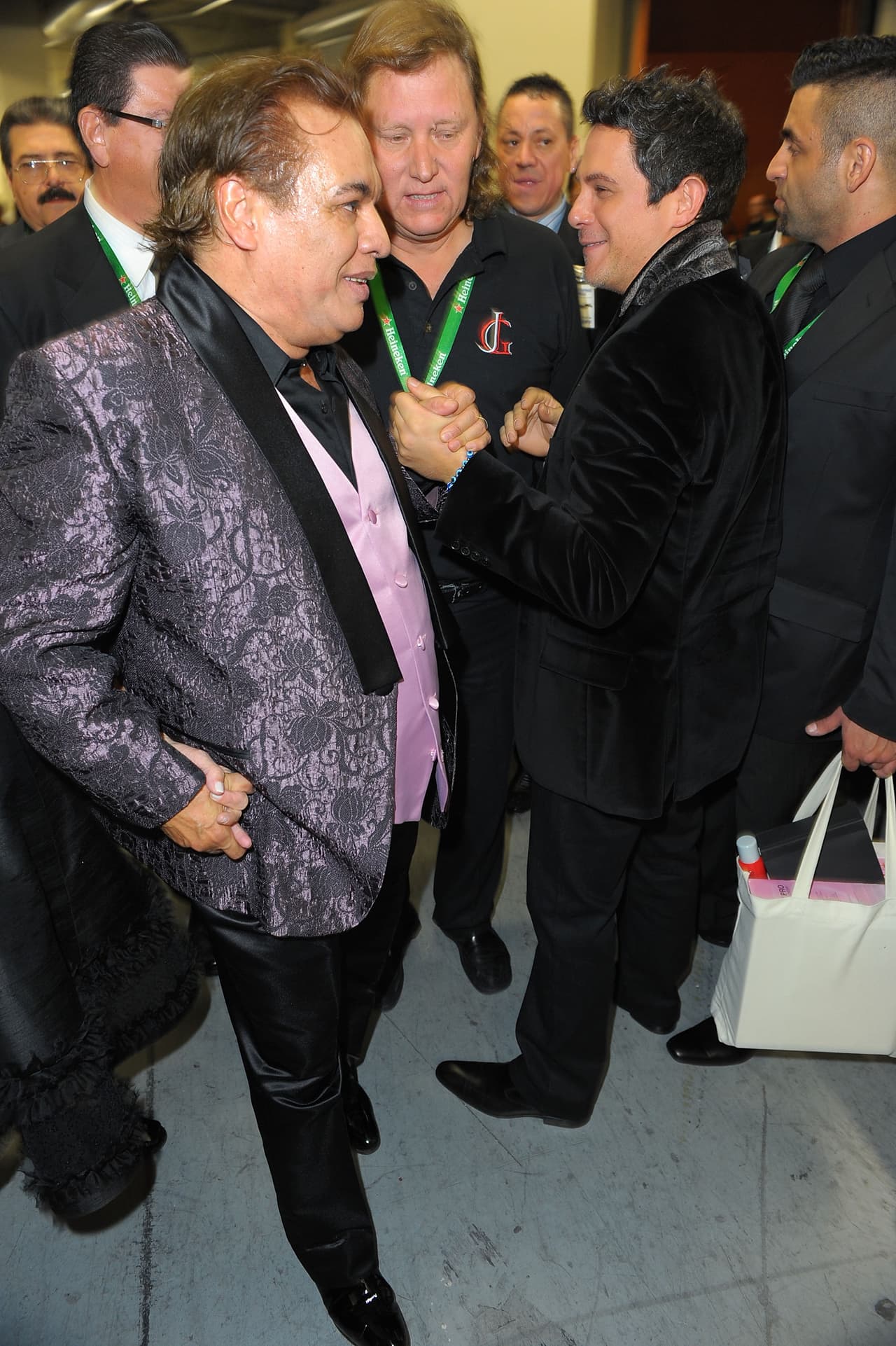 Se mostró muy feliz y emotivo de recibir el premio a la Persona del Año.