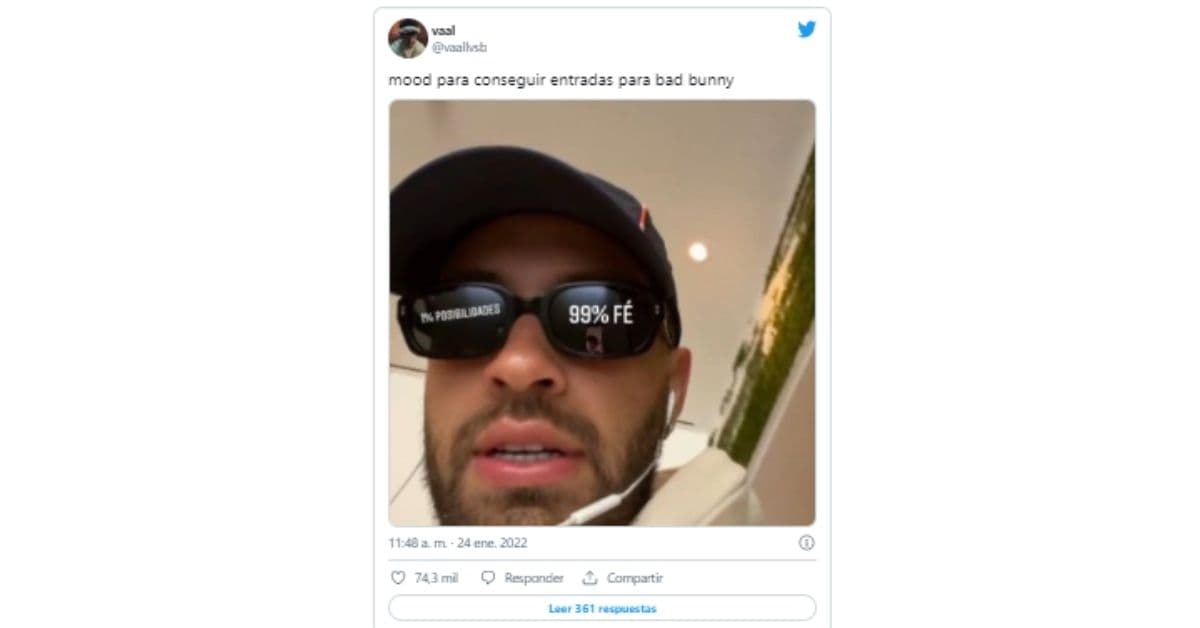 meme concierto Bad Bunny