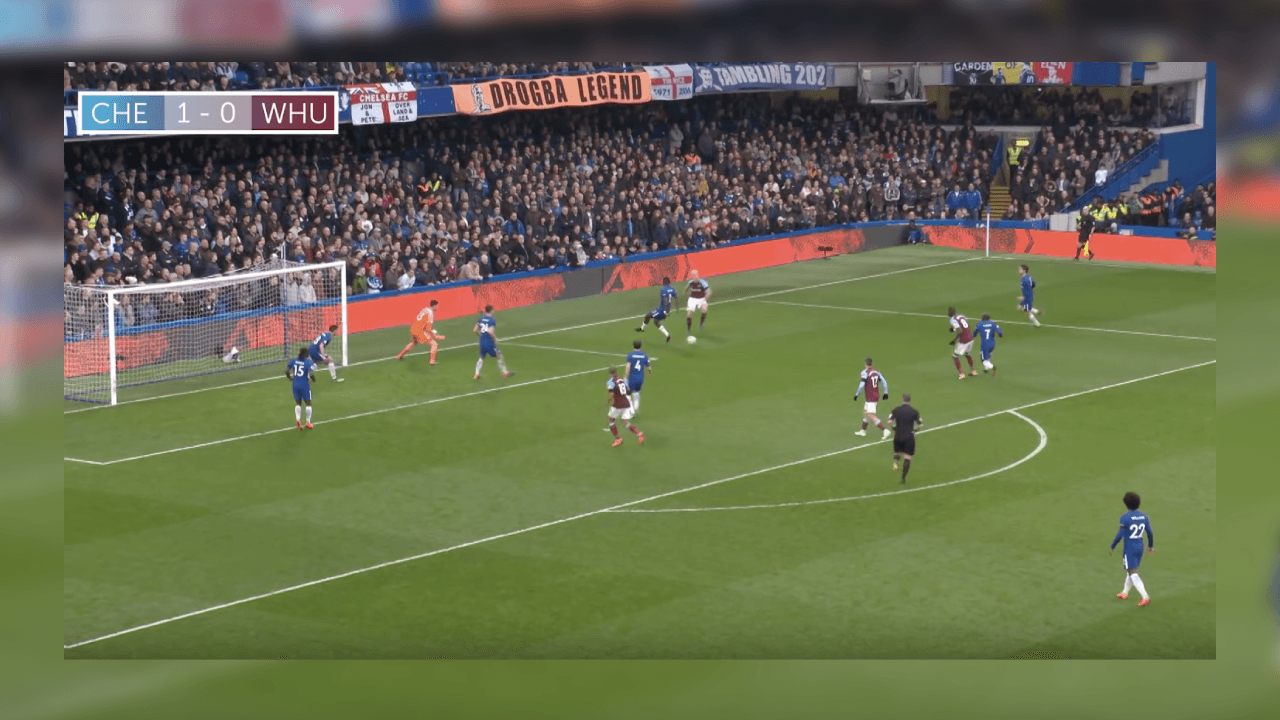 ‘Chicharito’ no lo pensó dos veces. Javier pateó con fuerza a primer palo ante la marca de Fábregas y la barrida de Gary Cahill, ninguno pudo evitar la anotación. El gol fue determinante para que el partido finalizara empatado a un gol.