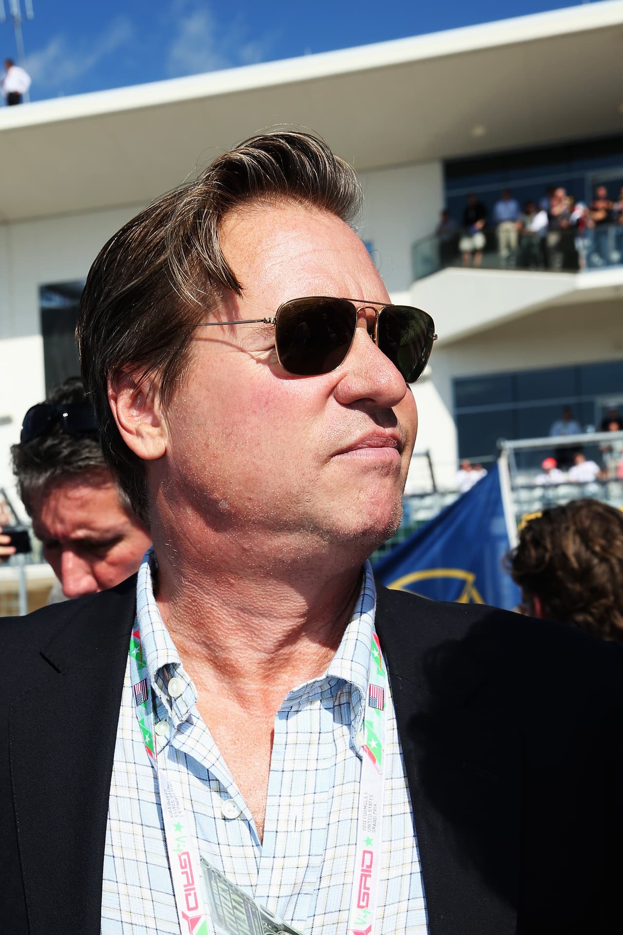 Así se le veía, con libras de más, hace varios años.