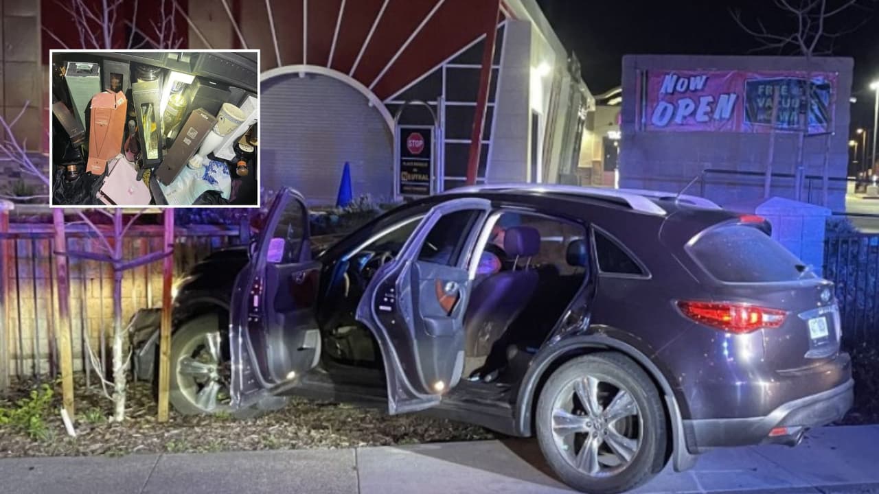 Se roban botellas de Don Julio, pero los arrestan tras persecución y choque en Vallejo