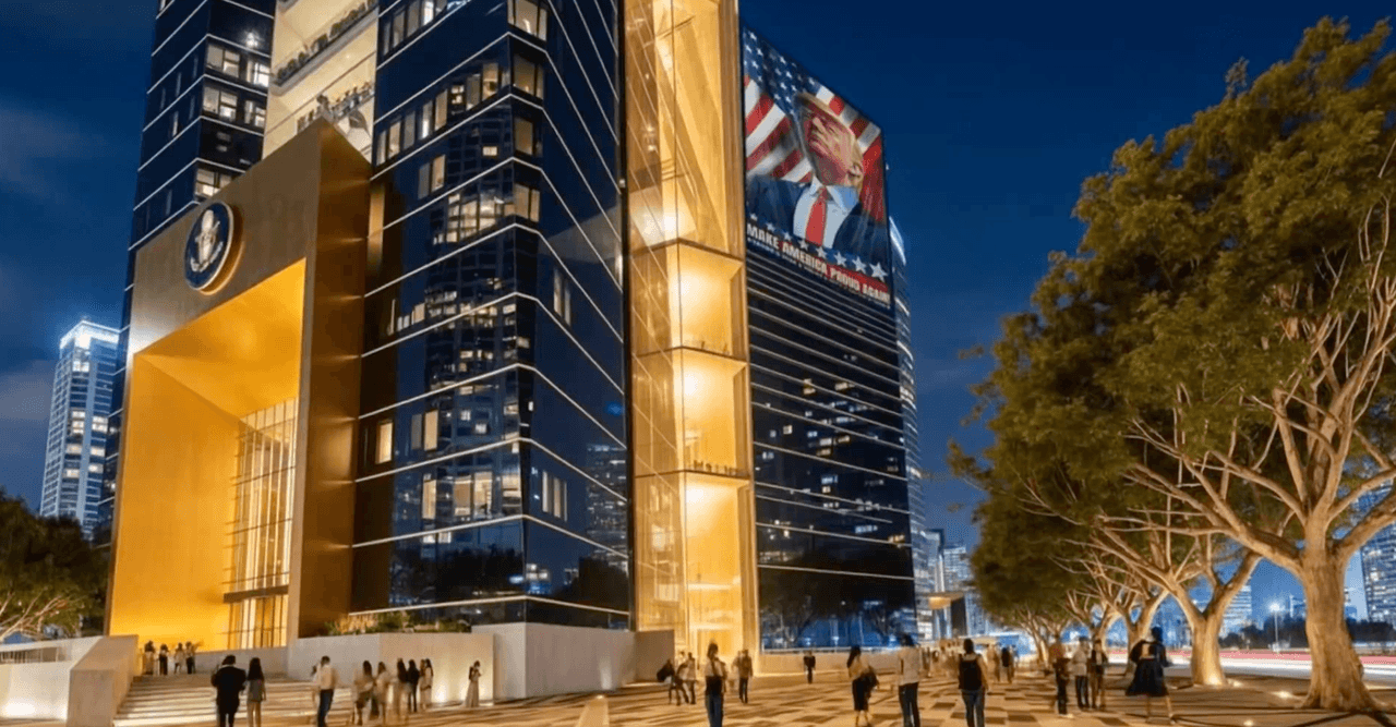 El edificio está ubicado en un lote de 2.63 acres en Biscayne Boulevard, en una propiedad frente a la bahía.