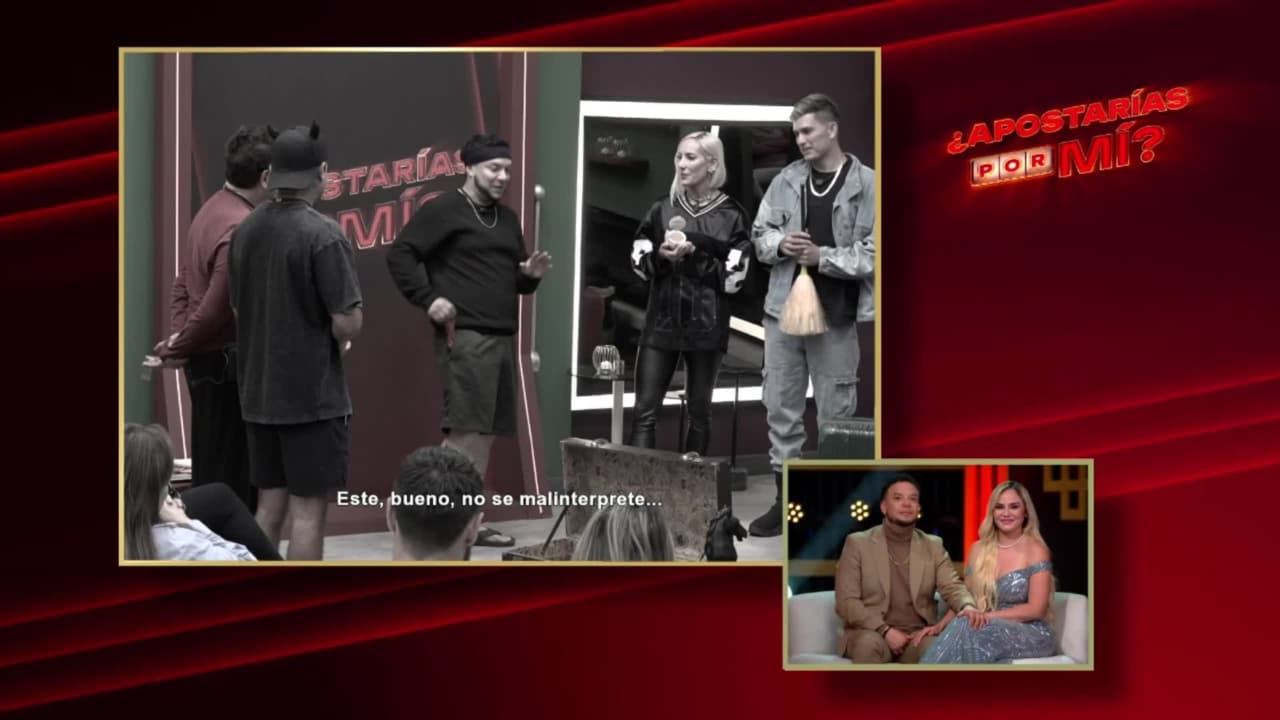 Lorenzo y Claudia ven, por primera vez, algunos de sus momentos dentro de la Villa en ¿Apostarías por mí?