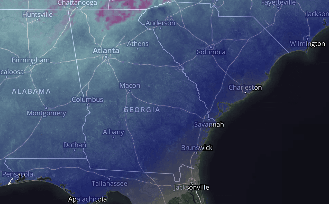 Frío de hasta 5°F (-15°C) en Georgia: estas zonas reportarán las sensaciones térmicas más bajas