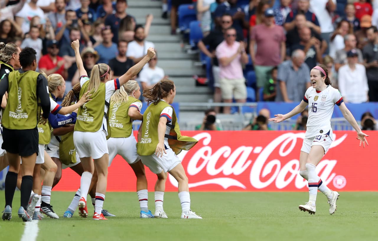 Estados Unidos se coronó campeón del Mundial de Fútbol Femenino al derrotar 2-0 a Países Bajos en la Final en Lyon, con Megan Rapinoe y Rose Lavelle como las anotadoras para el título.