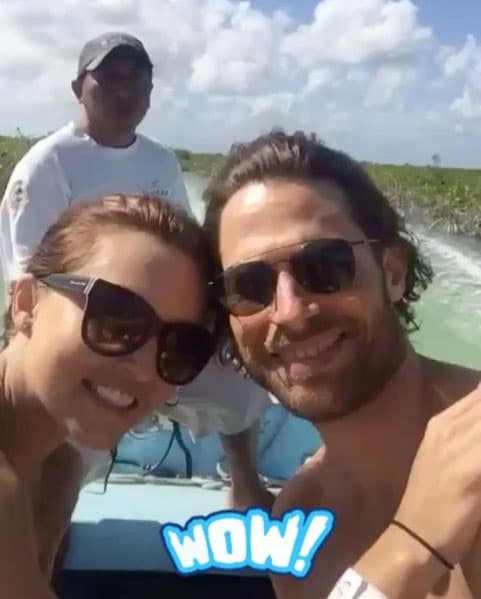 Aprovecharon para visitar increíbles paisajes naturales, como los manglares.