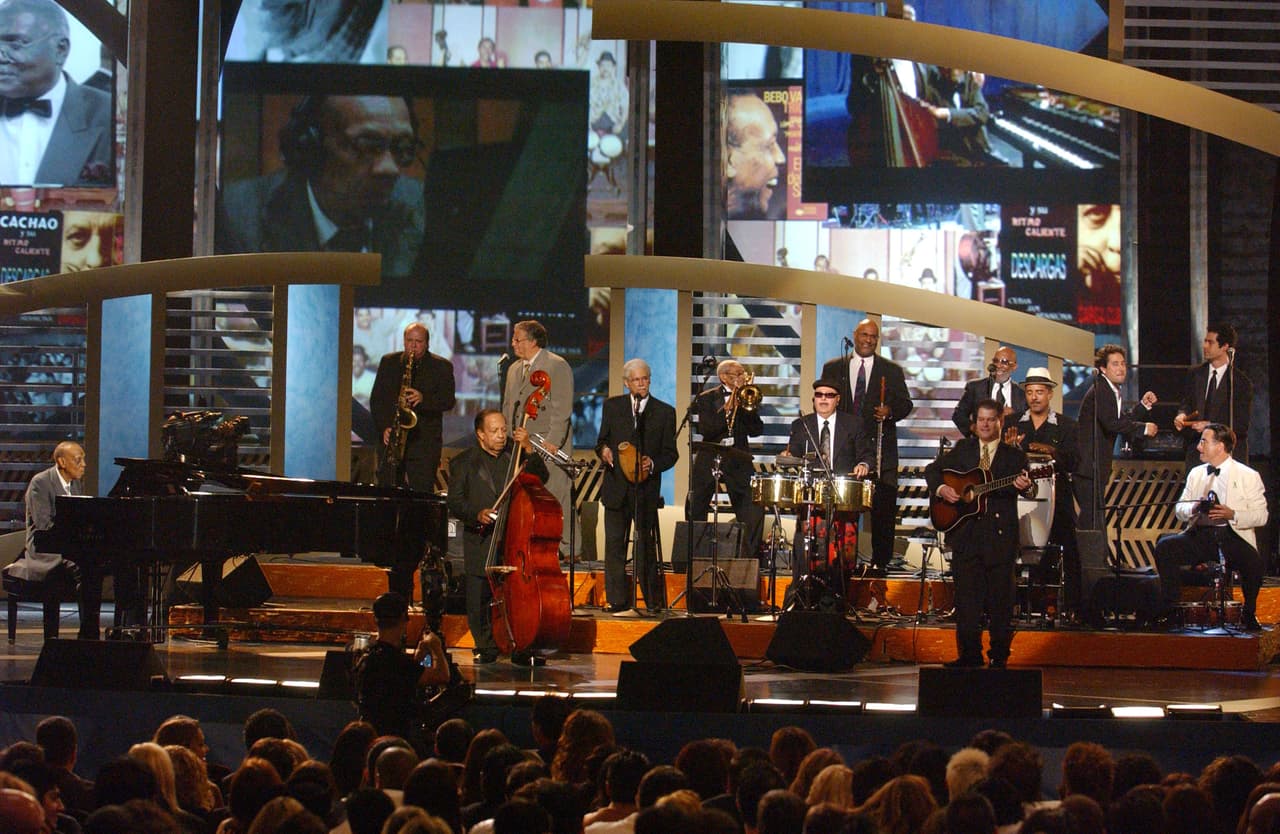 La sexta entrega de Latin GRAMMY contó con un tributo al mambo encabezado por Bebo Valdés, Cachao, Johnny Pacheco, Arturo Sandoval y Ed Calle.
<br>