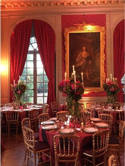 Puro glamour y la elegancia para el momento del banquete.