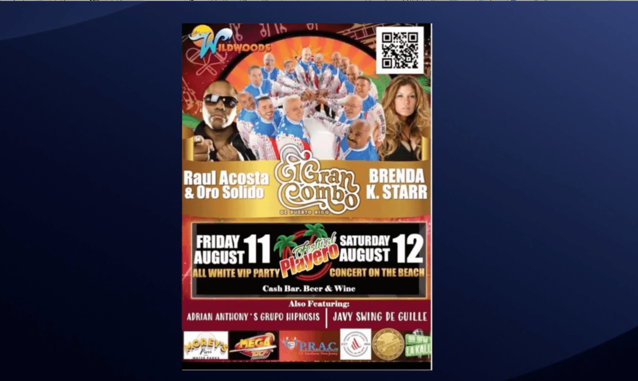 PRAC presenta el tradicional Festival Playero Latin Food and Music Festival 2023 en Wildwood