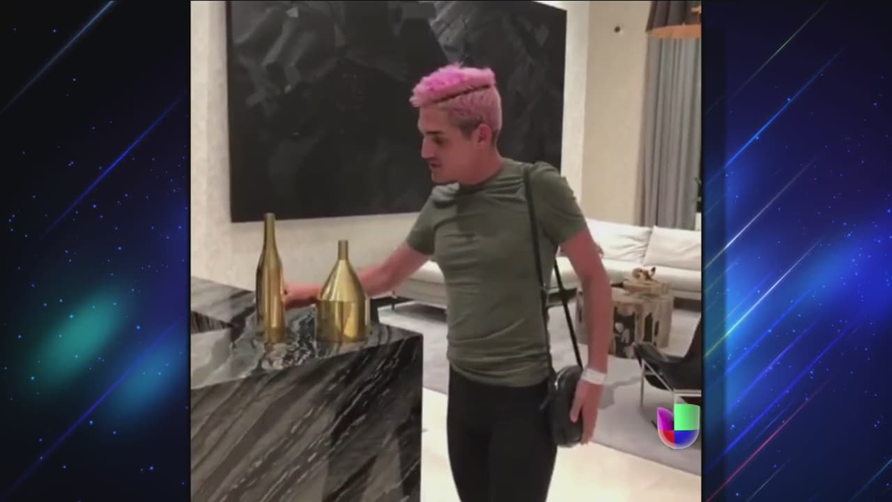 "Acabo de salir de la cárcel porque así son los hijos de pu** de verdad. Aquí había tres botellas, quedan dos porque una se la partí en la cabeza a ese mamarracho", dijo en el video que compartió.