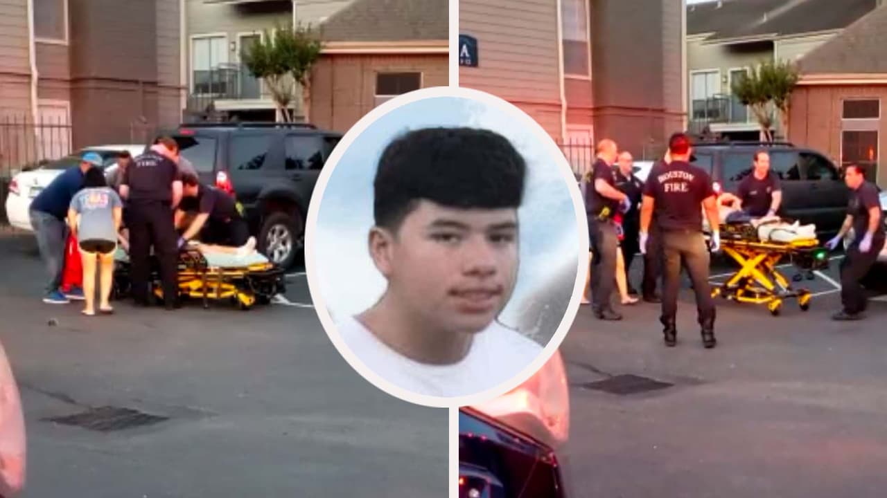 Video capta el momento en el que una madre encuentra a su hijo de 14 años baleado en Houston