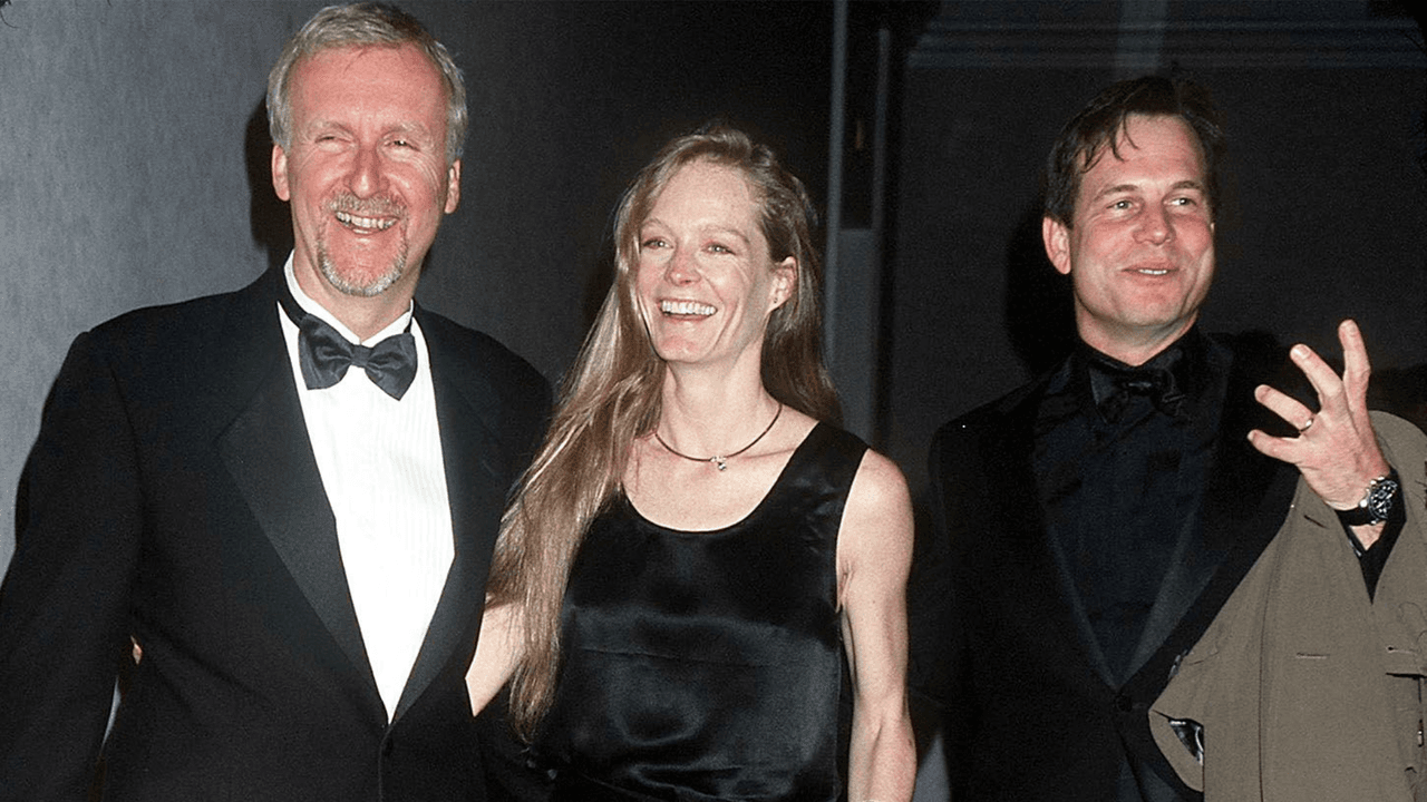 James Cameron y Bill Paxton (derecha) fueron los drogados en el set de 'Titanic'.