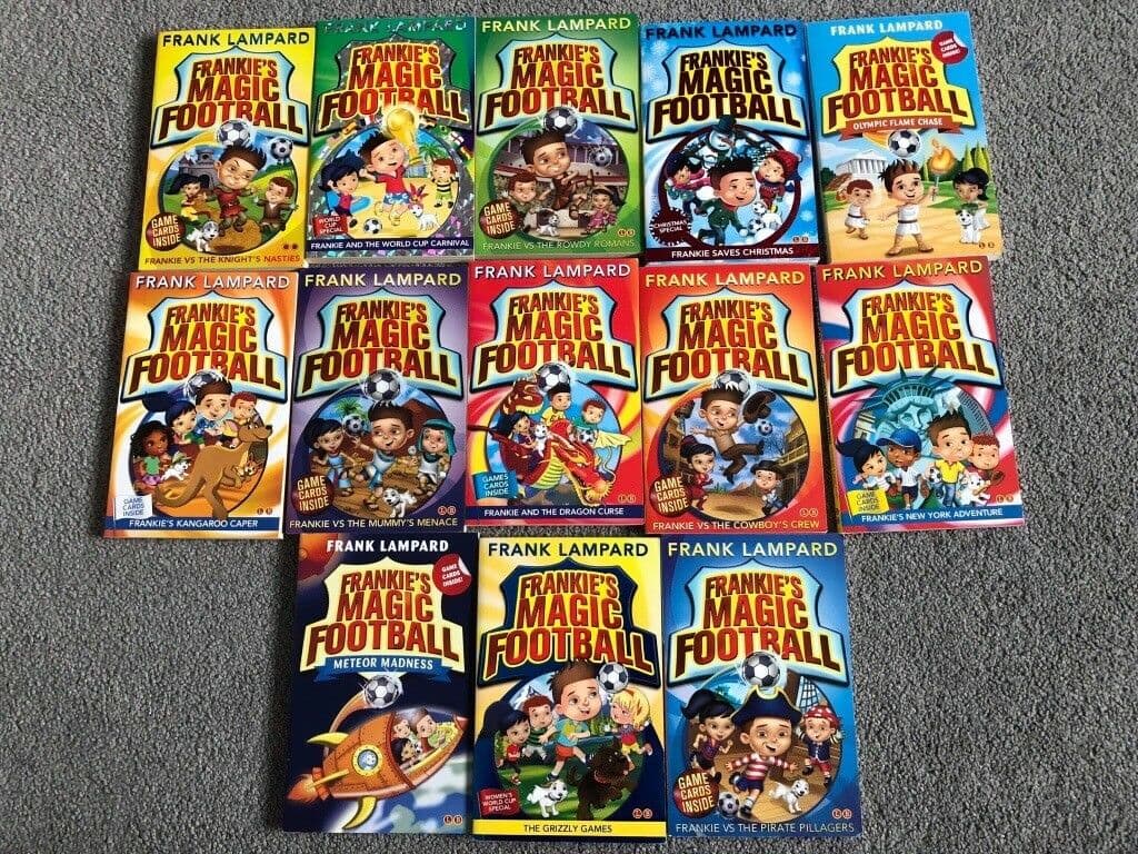 Frank firmó con la editorial Little Brown para publicar una serie de libros llamados ‘Frankie’s Magic Football’.