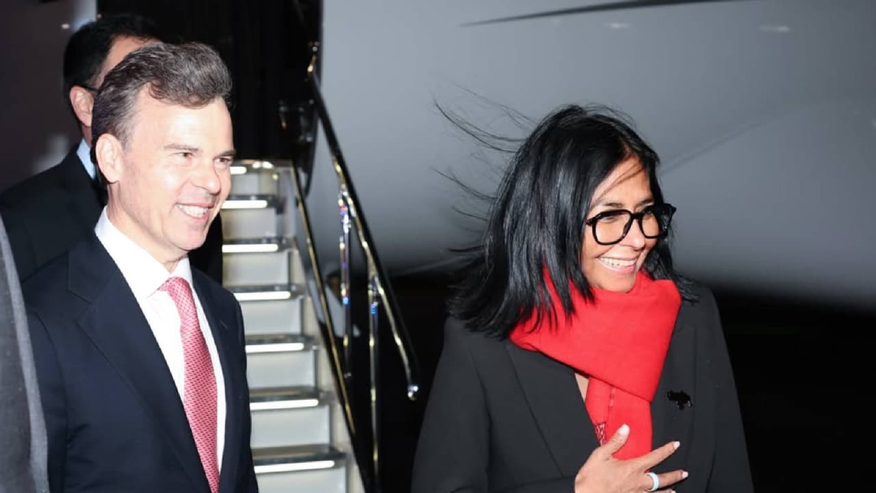 Delcy Rodríguez llega a Nueva York para participar en la Asamblea General de la ONU