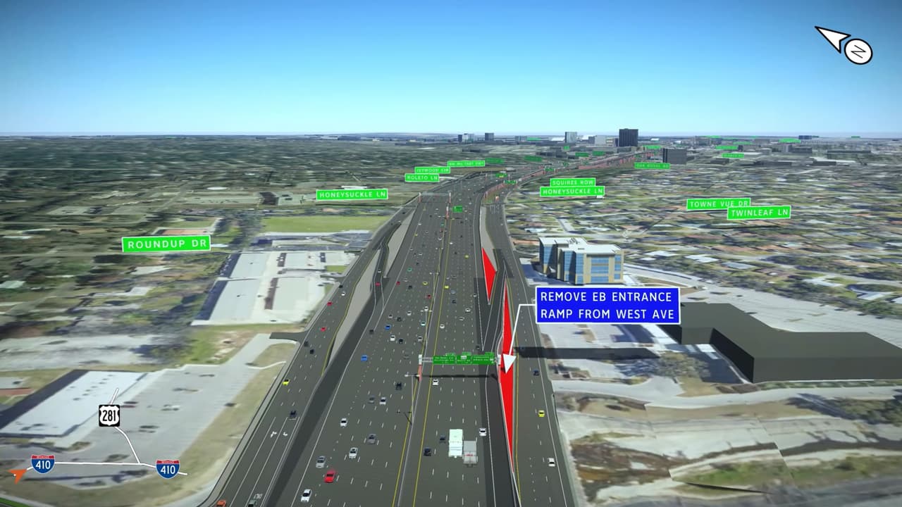 Loop 410 en San Antonio tendrá cierres nocturnos por nuevas obras: esto debes saber