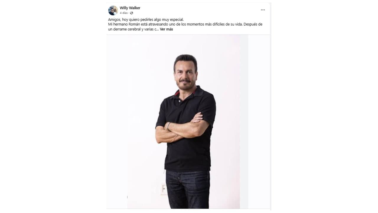Román Walker llevaba días hospitalizado.