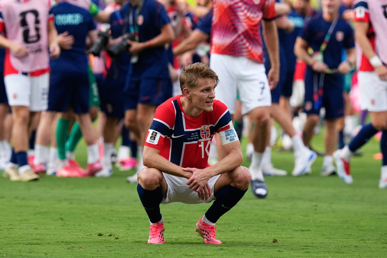 Martin Oedegaard, uno de los jugadores claves en el encuentro.