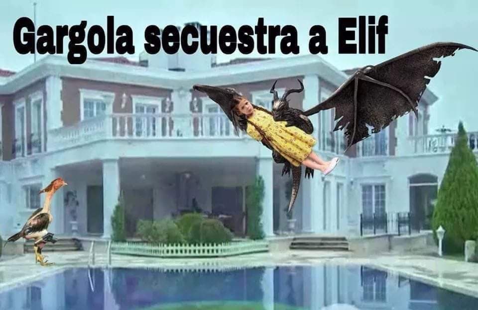 Últimos reportes 'memelógicos' sostienen que la pequeña turca también fue víctima de la gárgola.